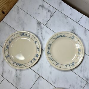 Corelle by Corning First of Spring 6 3/4in Dessert Plate Set of 2 Blue/White